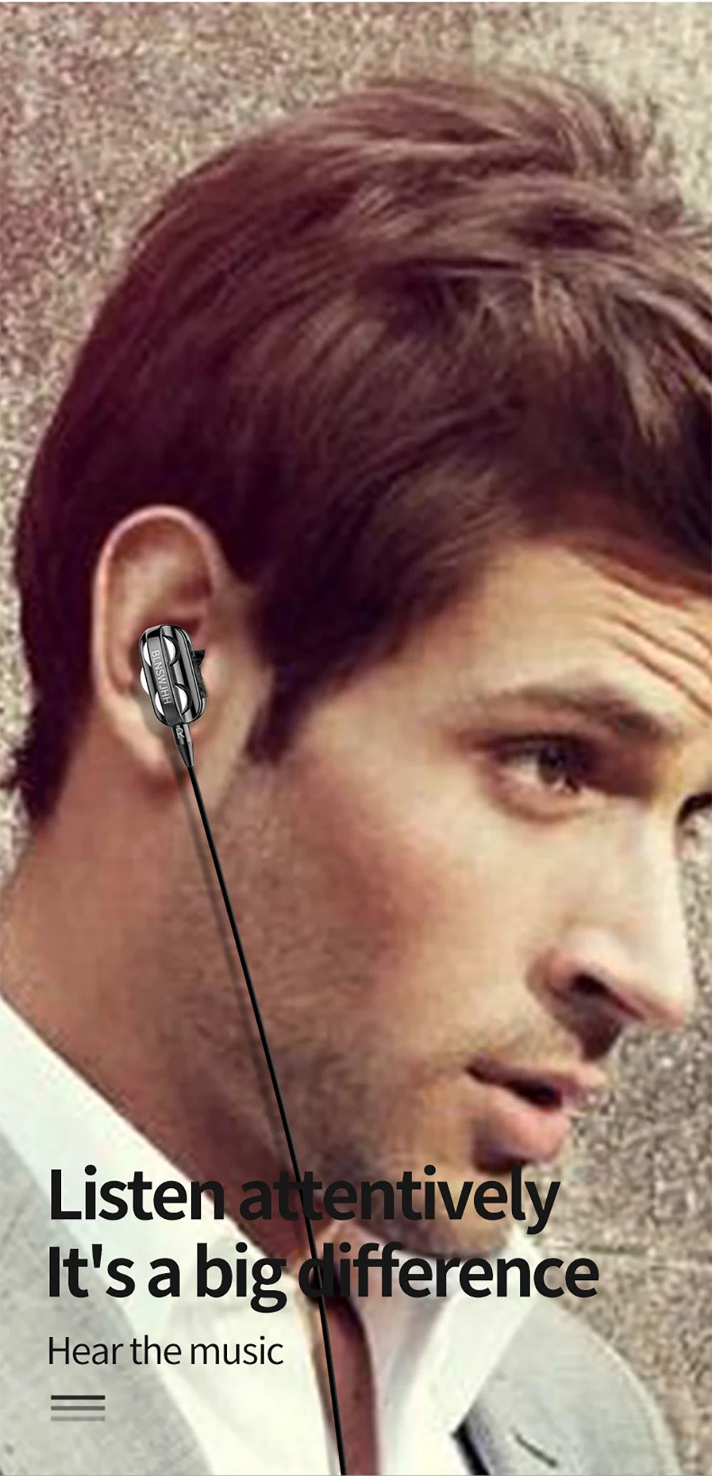 3.5mm Wired Headphones Noise Canceling with mic