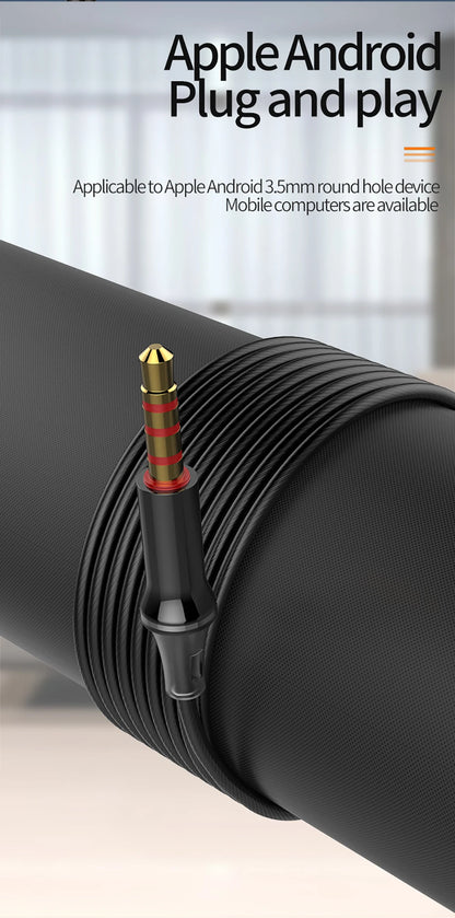 3.5mm Wired Headphones Noise Canceling with mic