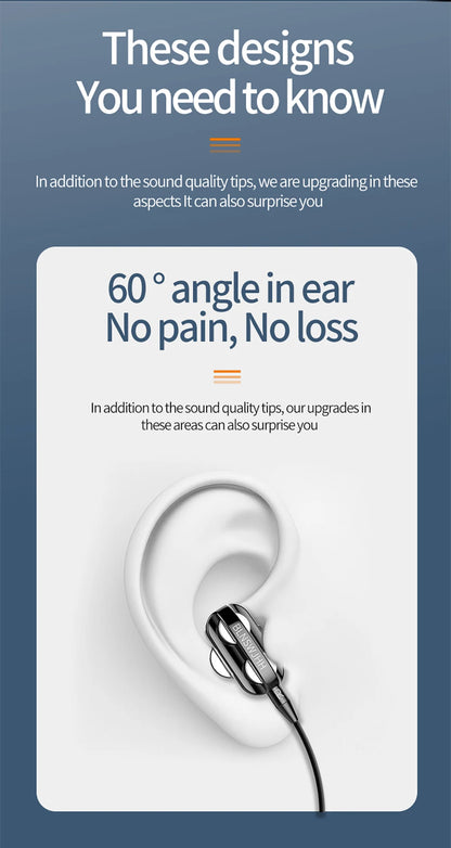 3.5mm Wired Headphones Noise Canceling with mic